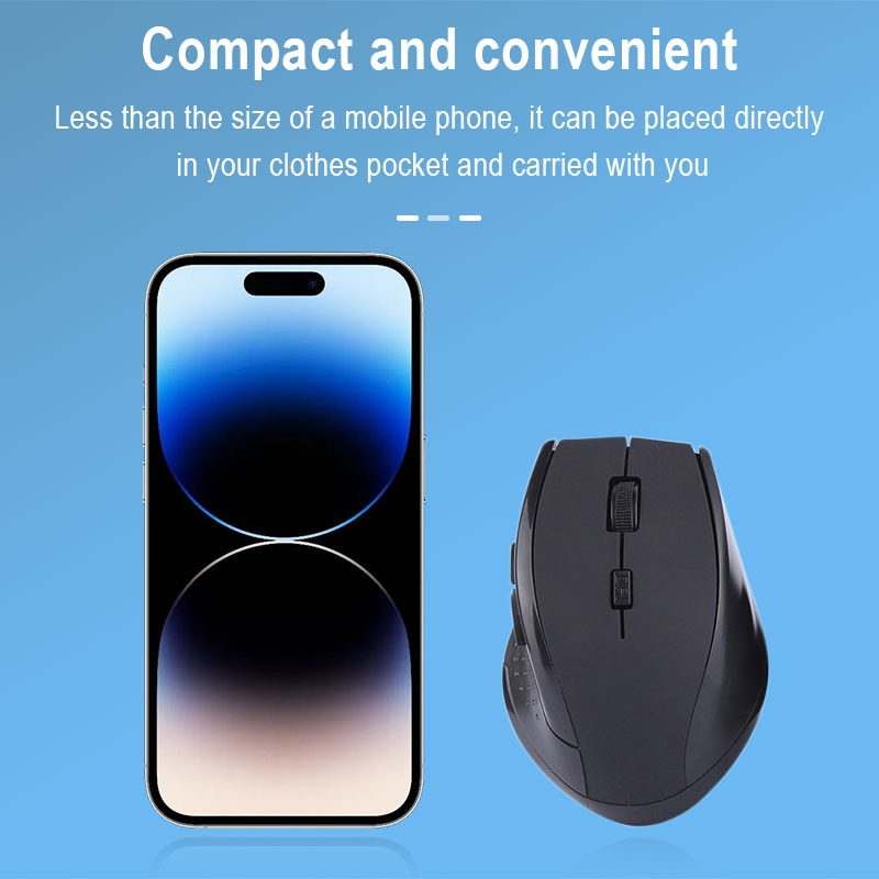 Wireless Business Mouse Optical Esports Mechanical Games Office Laptops Universal Silent Ergonomics Easy To Carry