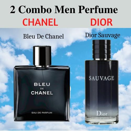 BUY 1 GET 1 PARFUM PRIA SAUVAGEE DI0R DAN BLEU DE CNL ORII IMPORT