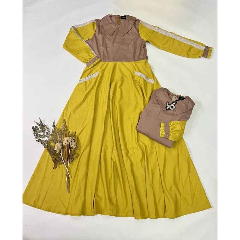 JOURNEY Zana dress gamis toyobo original