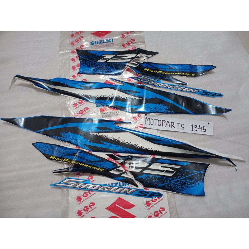STIKER STRIPING BODY SUZUKI SHOGUN 125SP ORI SGP