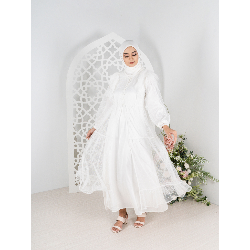 Kimmyra - Chafia Dress | Long Dress | Exclusive Pattern | Dress dan Outer tile