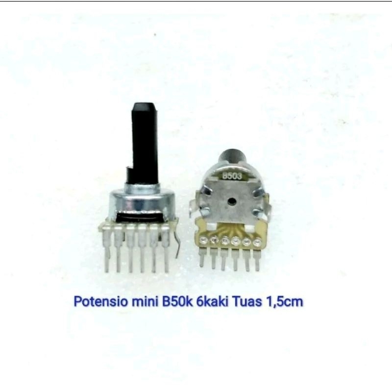 Potensio 6 Kaki 50K Mini As 1,5cm