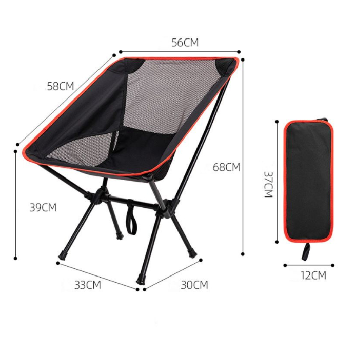 Kursi Lipat Portable Folding Chair Kursi Camping HIGHLINE