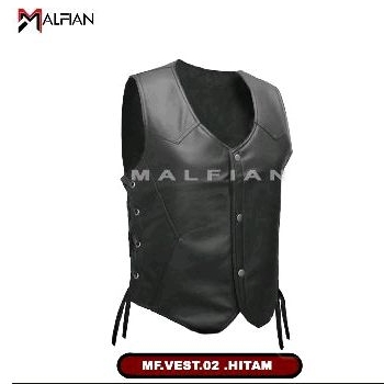 (New Trend) Jaket Kulit Rompi Vest Domba Pria Original 100% Elegant Br