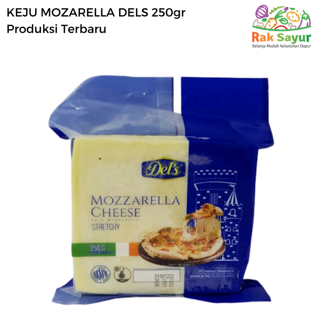 

Keju Mozarella Dels 250gr Mozarella Chesee Frozenfood Rak Sayur Pasar Murah Online