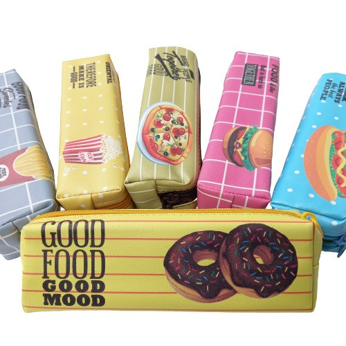 

Kotak Pensil Motif Good food Tempat Pensil Mini Case