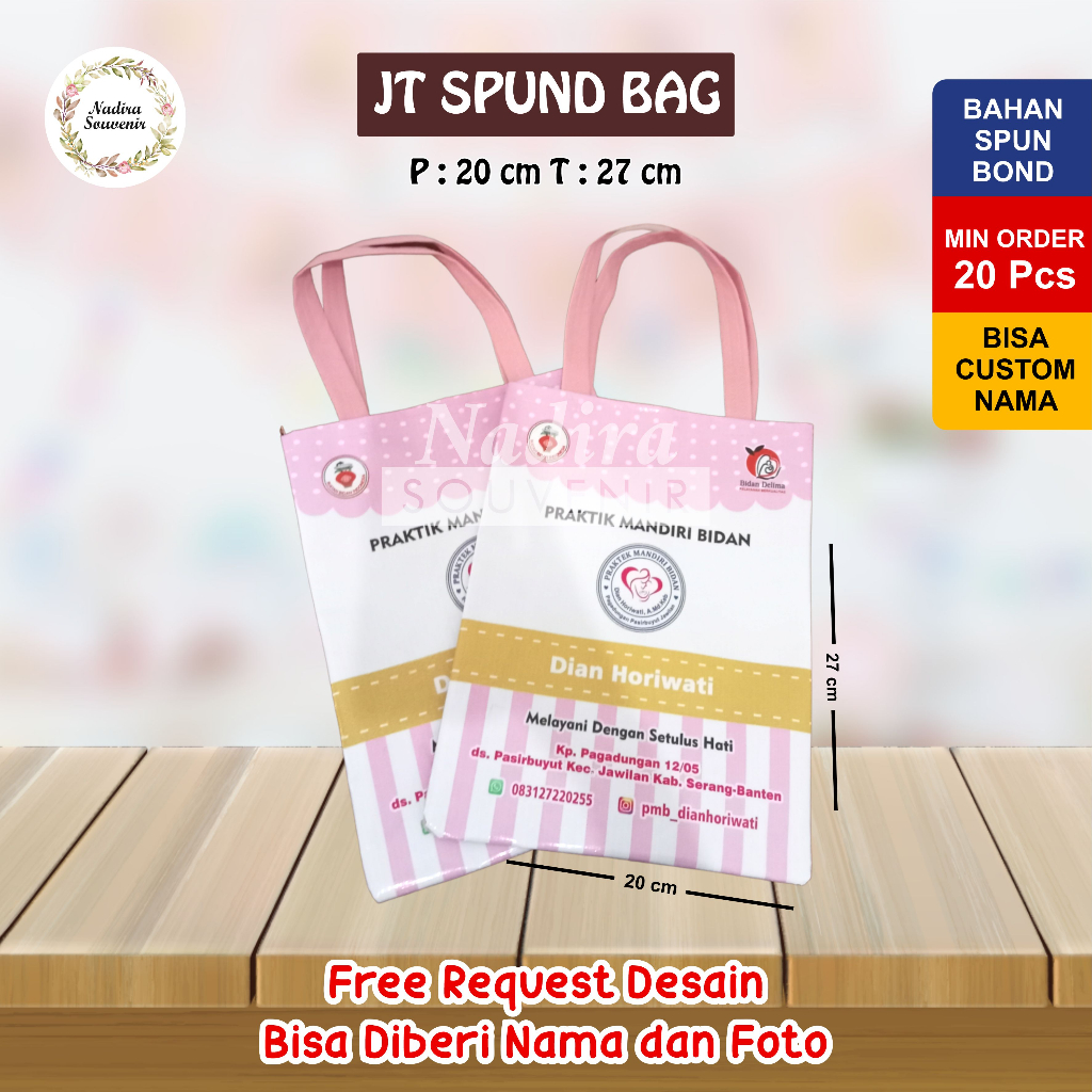 TAS KIA TAS BIDAN TAS PERSALINAN BIDAN TAS SOUVENIR PERSALINAN TAS KLINIK TAS PUSKESMAS TAS PERSALIN