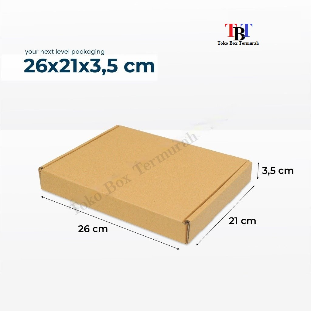 

Box 26x21x3.5 cm (sinta) Kardus/Box/Karton/Polos