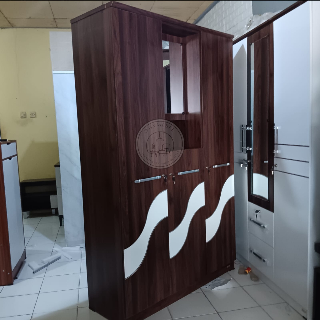 LEMARI PAKAIAN 3 PINTU TERBARU