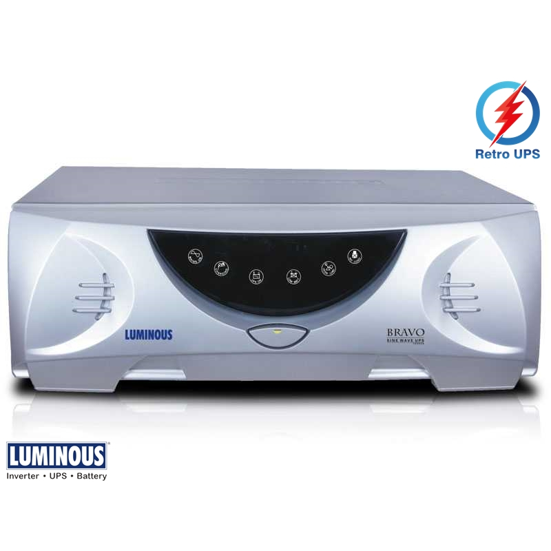 UPS Modifikasi Luminous Bravo 675va 500W 12v PSW Modif aki eksternal