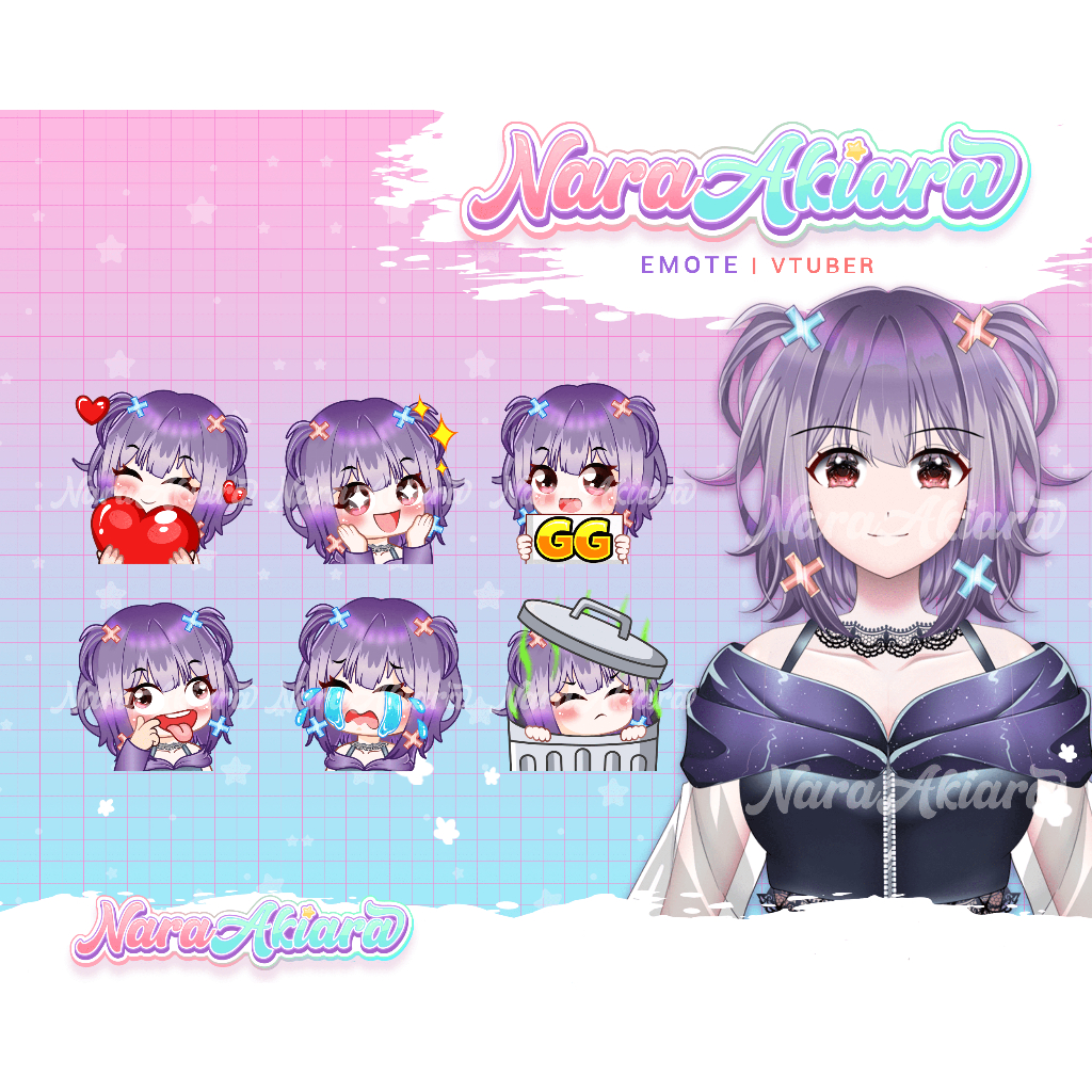 Tingkatkan Interaksi dengan Emote Vtuber Siap Pakai, Streamer Twitch, Twitch Emote, Avatar Vtuber - 