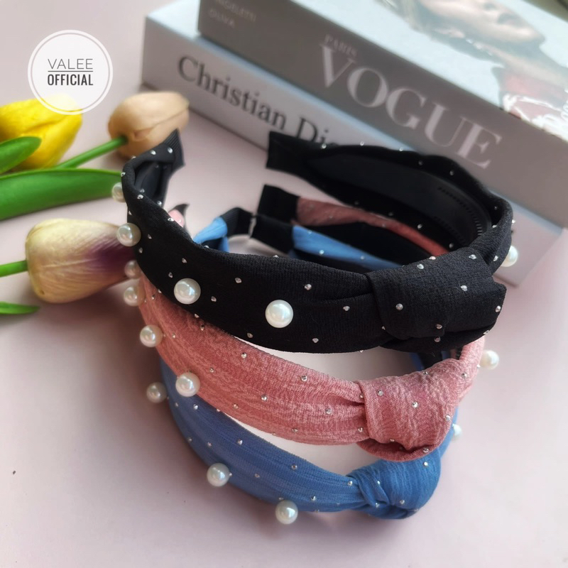 BANDO FASHION KOREA | PREMIUM BANDANA SIMPUL TWIST ELASTIS ALA KOREA UNTUK WANITA