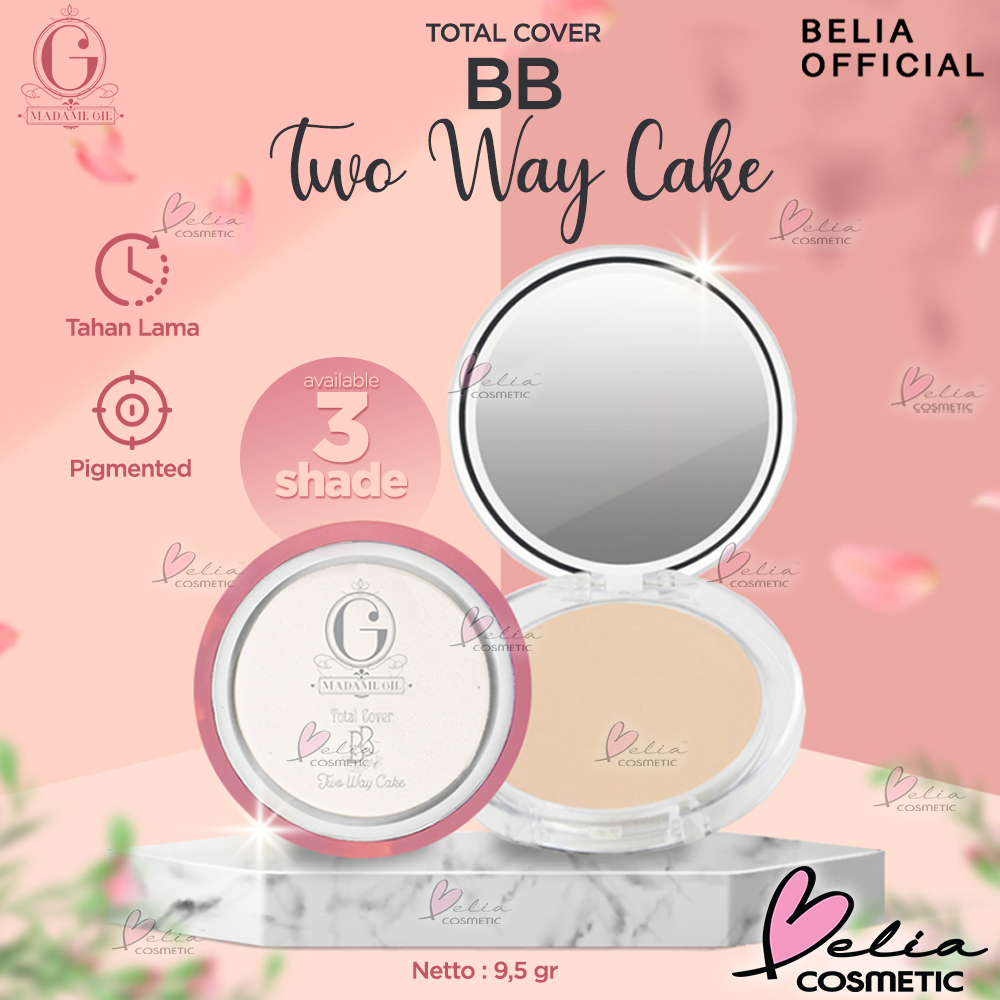 ❤ BELIA ❤ MADAME GIE Total Cover BB Two Way Cake | Bedak Padat | Bedak | TWC