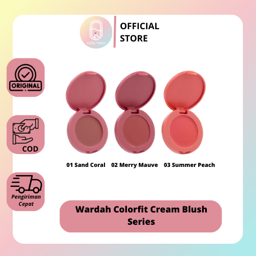 QEILA - Wardah Colorfit Cream Blush Series 3 gr