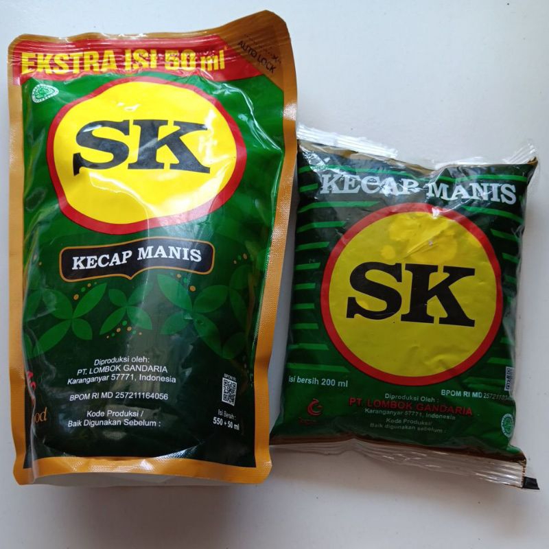 

Kecap Manis Cap SK Gandaria kemasan 550+50ml, 200ml