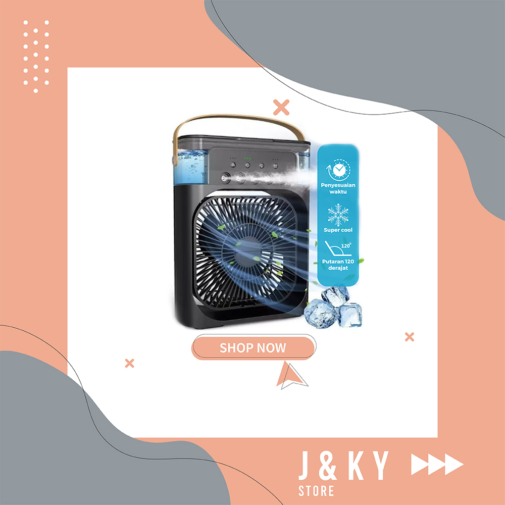 KIPAS PENDINGIN MINI AC PORTABLE AIR COOLER MOBIL DAN RUANGAN | AC Portable Air Cooler AC Mini Super