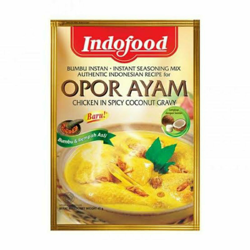 

indofood bumbu opor ayam 40gr dan bumbu rendang 40gr