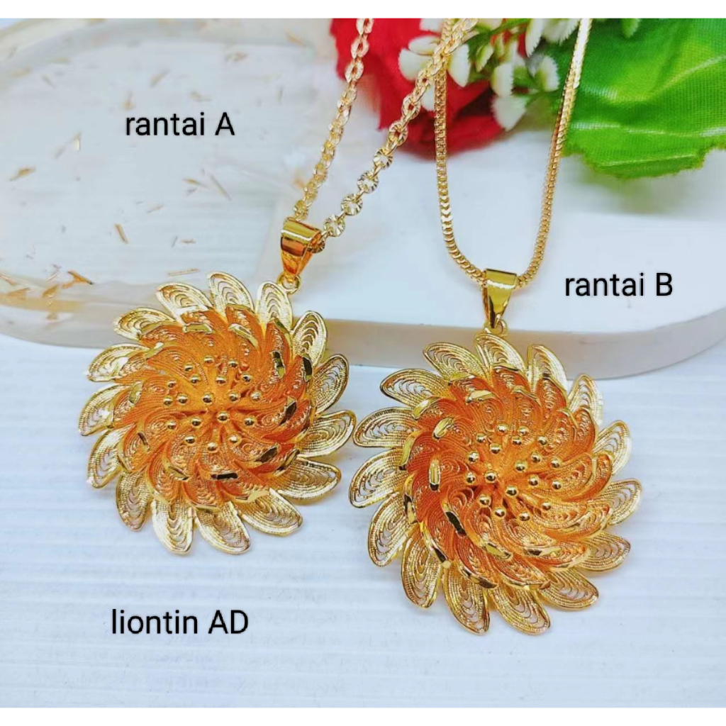 Kalung Xuping Lapis Emas 24K Perhiasan Fashion AC AD