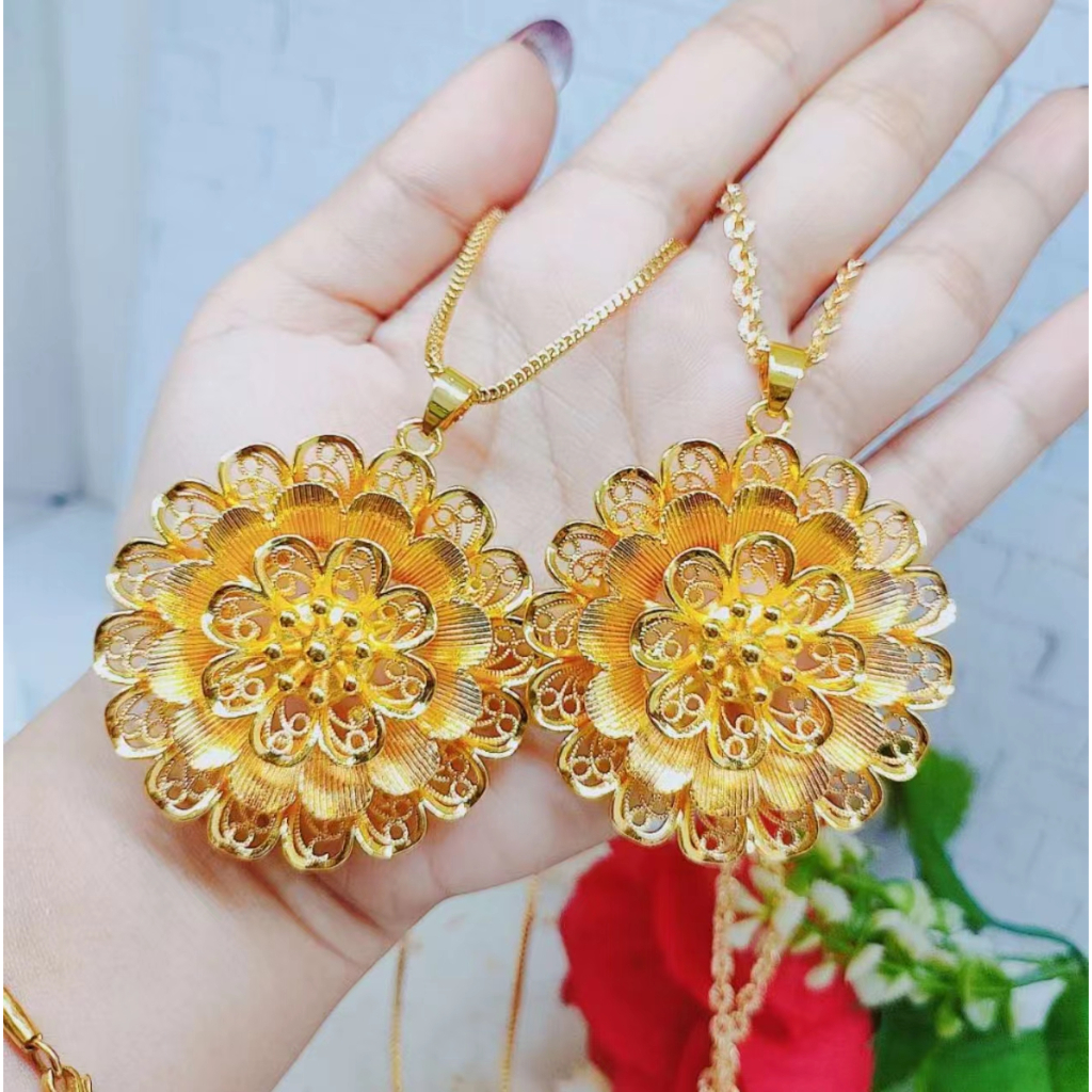 Kalung Xuping Lapis Emas 24K Perhiasan Fashion AC AD