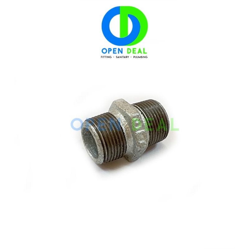 Double Nepel Besi 3/4" IN G Brand / D NEPEL 3/4 INCH  Galvanis
