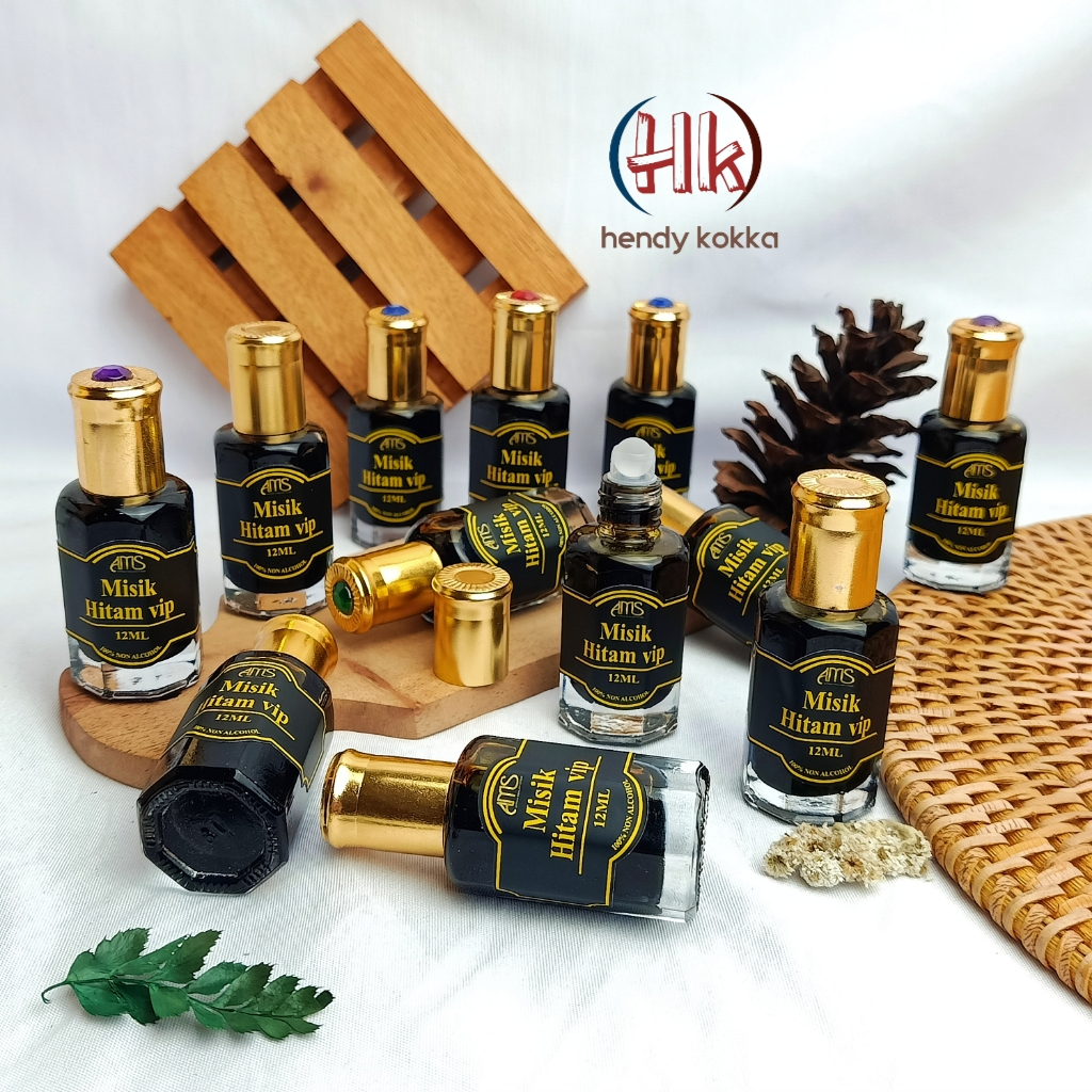 PARFUM SHALAT MISIK HITAM VIP 100% BIBIT MURNI FULL BIANG 12ML (BY.AMS)