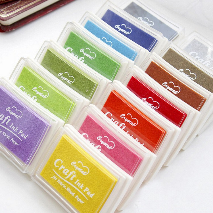 

1 Pc Ink Pad Bantalan Stempel Warna-Warni Dekorasi Jurnal DIY