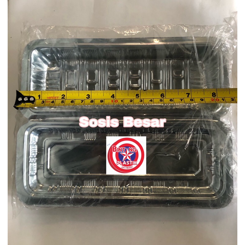 RK TOP PRODUCT Mika DMS / GLX Tray Bx Sosis Hotdog Corndog Tebal Besar Kecil (50pcs)