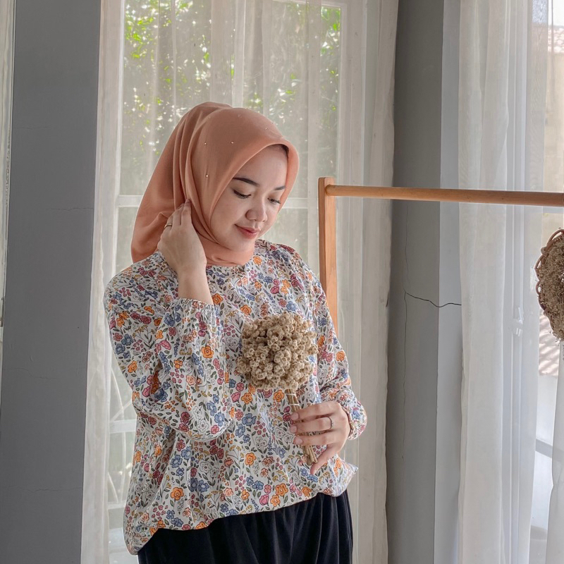 BINAR MOTIF MIX by.hq - Blouse Wanita - Atasan Wanita - Blouse - Atasan Wanita Blouse - Blouse Motif Bunga Lengan Panjang -Blouse Rayon Wanita - Pakaian Wanita Atasan - Blouse Bunga - Blouse Motif - Atasan Blouse - Blouse Bunga Bunga - Blouse Motif Bunga