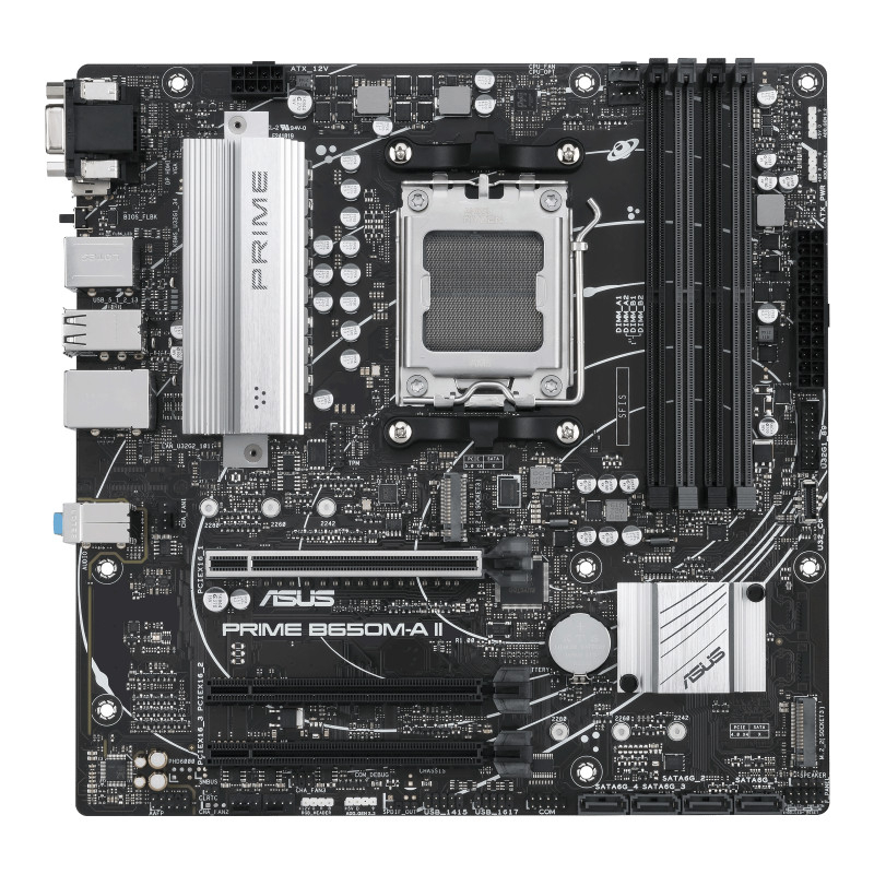 Motherboard Asus PRIME B650M-A II - AM5, AMD B650, DDR5, USB3.2 Type-C