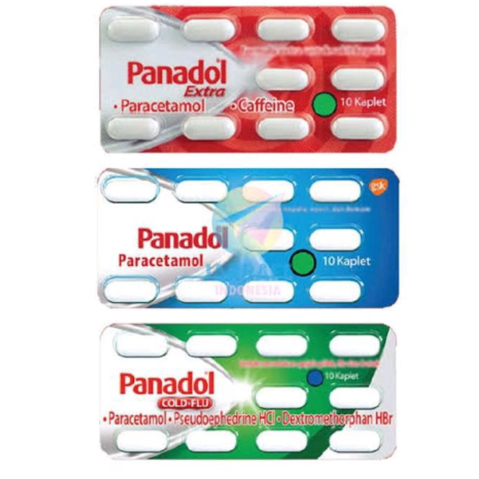 Panadol Biru/Merah/Hijau