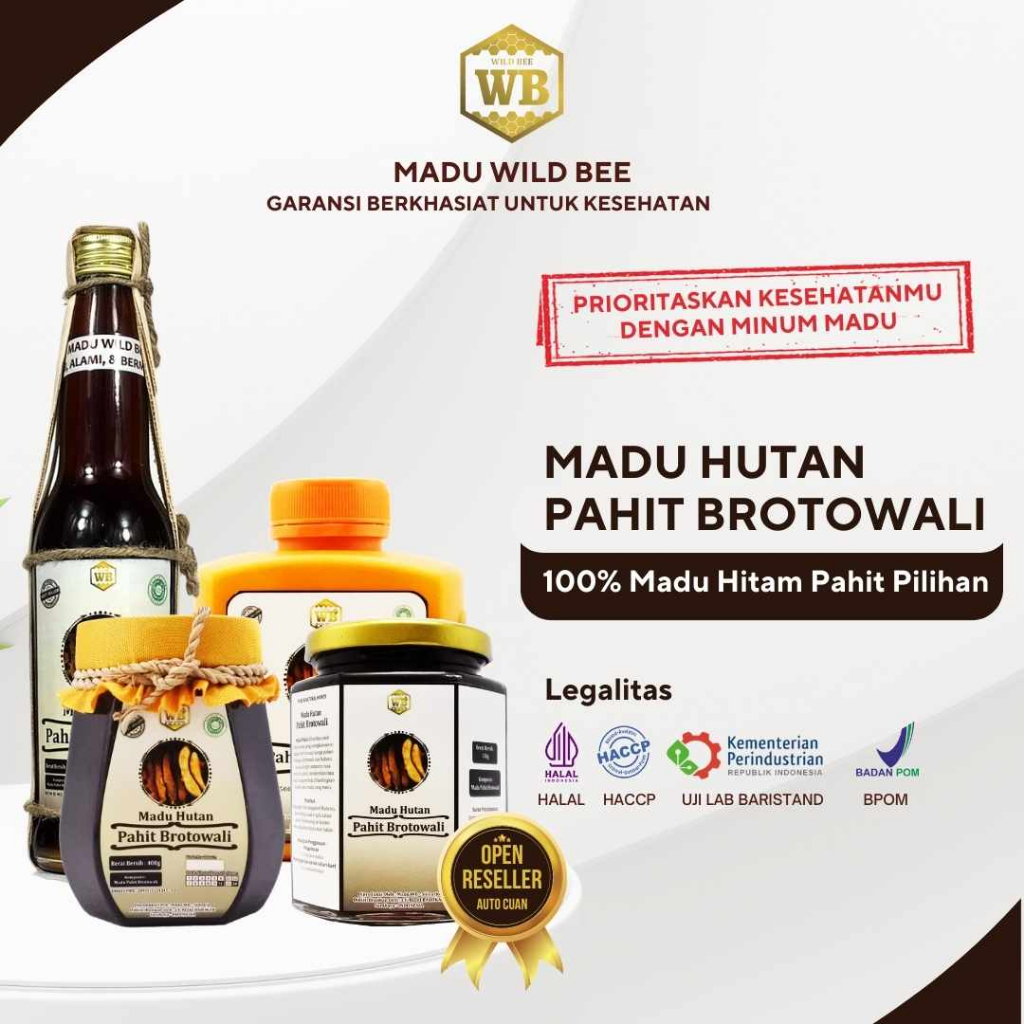 

Madu Pahit Brotowali / Apis Dorsata & Cerana - Wild Bee - Medium