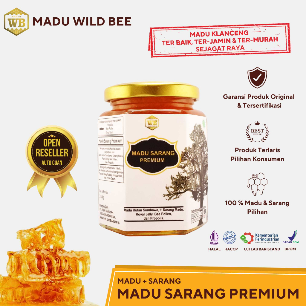 

[Terbaru] Madu Sarang Premium / Madu Plus Sarang Premium