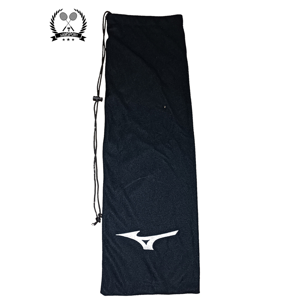 Tas Badminton Serut Selempang MIZUNO Bordir | Bag Protector Raket