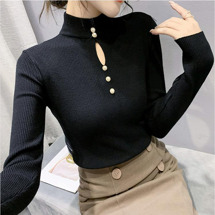 【 Bra Mall 】BJ-013 Atasan Rajut Wanita Turtleneck Import Model Terbaru Premium | Kerah Tinggi Lengan Panjang Premium Korean Style