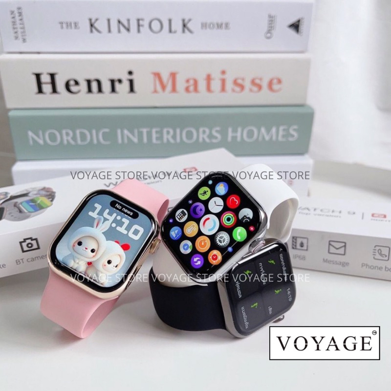 Anti Air Waterproof Ip68 Smartwatch Mini Jam tangan Dynamic island perempuan FULL LAYAR HD series 9 lilac Iwo 41mm