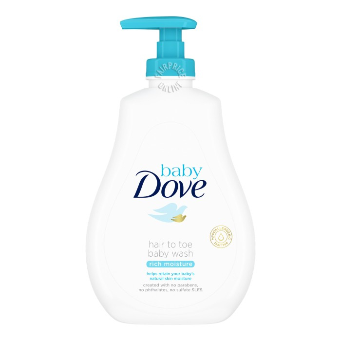 Baby Dove Hair To Toe Baby Wash Rich Moisture 1L