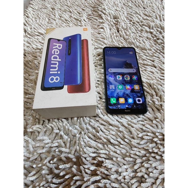 Redmi 8 Ram 4 64GB fulset garansi resmi