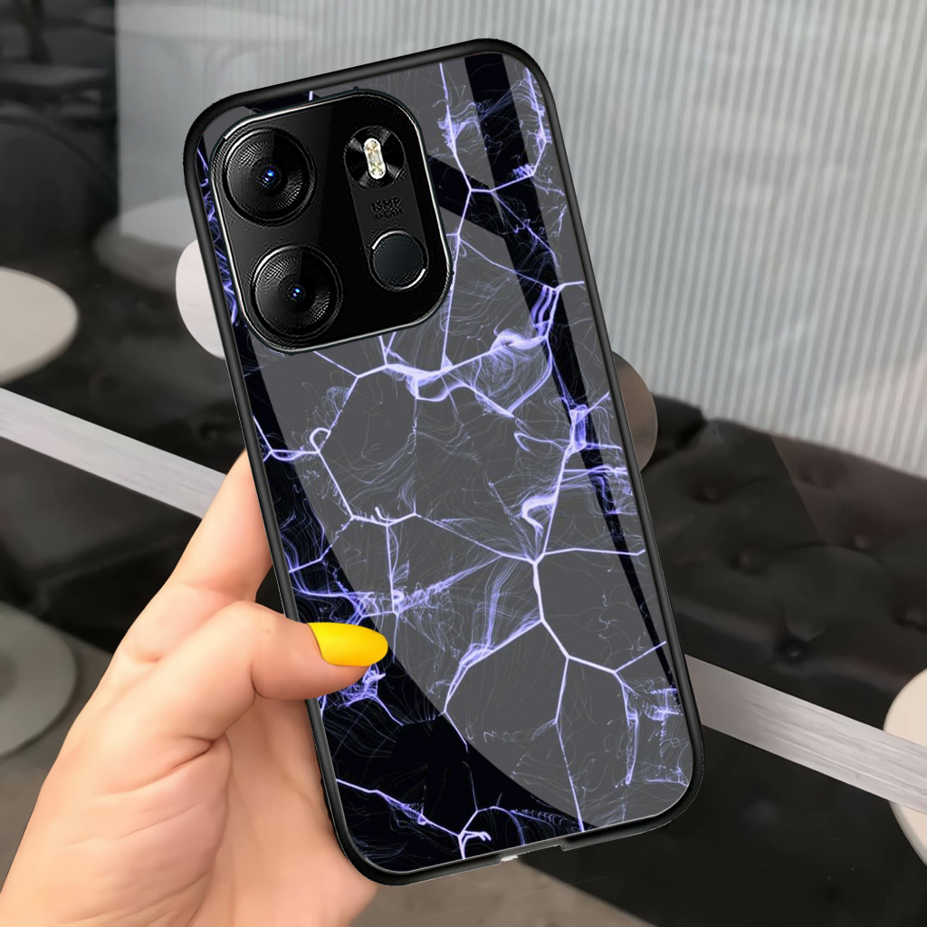 (GC 07) Softcase Kaca Tecno Spark GO 2023 - Kesing hp Tecno Spark GO 2023 - Case Cantik Tecno Spark 