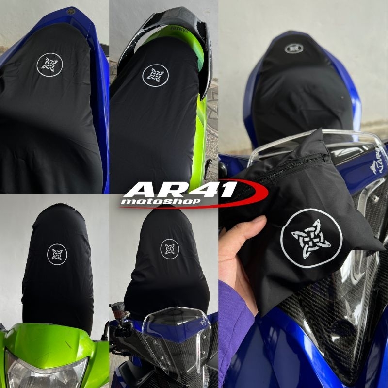Cover seat / Sarung Jok Motor Anti cakar kucing &amp; air AR41 Max Protection size kecil
