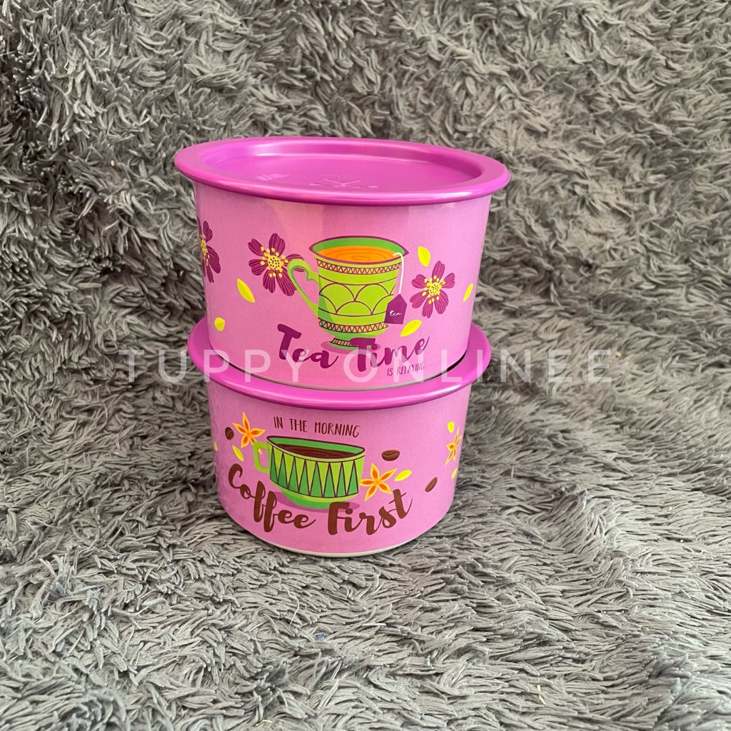 Tea Time Canister (2) Toples Dapur  Tupperware