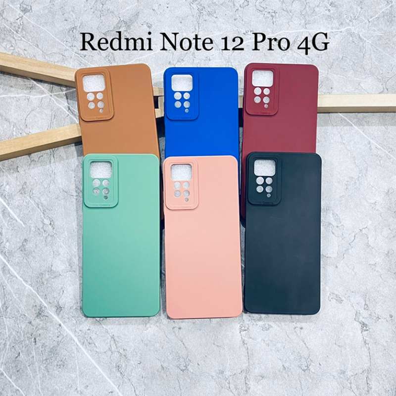 Softcase Xiaomi Redmi Note 12 Redmi Note 12 4G Redmi Note 12 5G Redmi Note 12 Pro Redmi Note 12 Pro 4G Redmi Note 12 Pro 5G Case 3D Pro Camera Gel Silika Casing