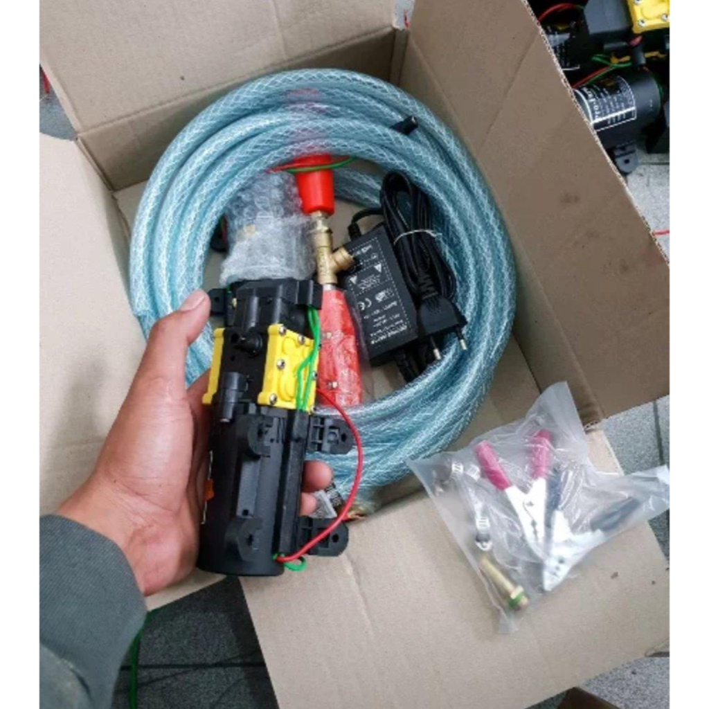 Karya Anak Bangsa Alat Cuci Mobil Motor AC Doorsmeer Mini Otomatis 160 psi Alat Cuci Serbaguna Promo