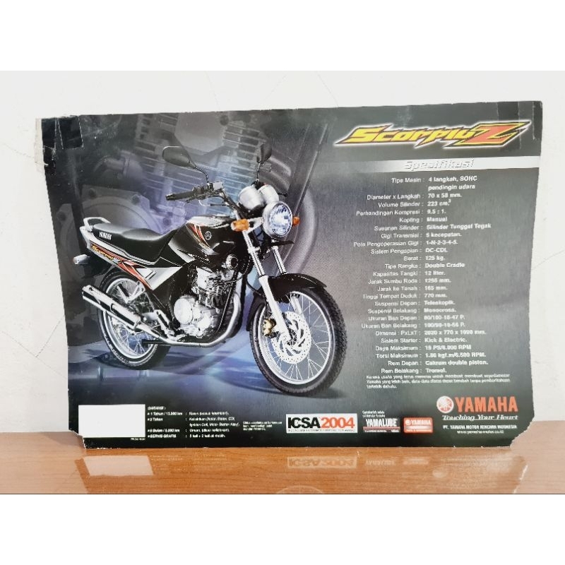 Brosur Motor YAMAHA SCORPIO-Z ORI