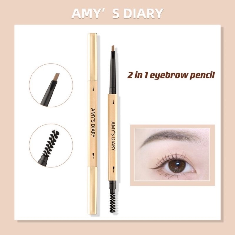 `ღ´ PHINKL `ღ´ Amys Dairy Eyebrow matic kemasan gold