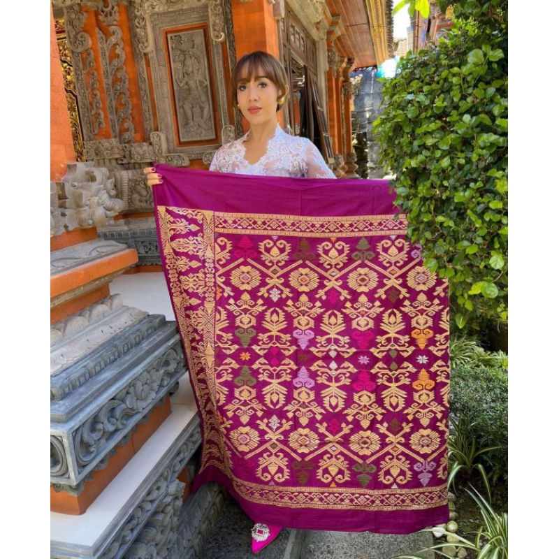 Kamen Bali SONGKET BORDIR  (kamen Lembaran)