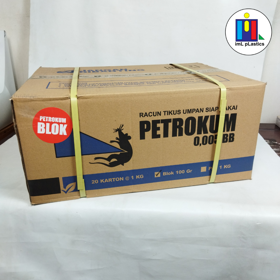 Racun Tikus PETROKUM Umpan Pembasmi Hama Ampuh Mati Kering - 100 gram