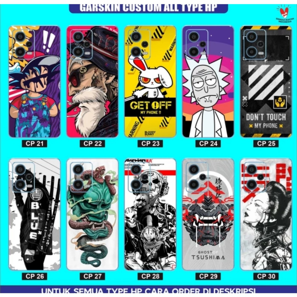 Skin CUSTOM Design REQUEST Bebas Foto Vivo Y36 Y35 Y33s Y33T Y22 Y21 Y21A Y21T Y21s Y16 Y15 Y15s Y12 Y12i Y12s Y17 Y53s Y53 Y51 2020 Y51A  Garskin HP Foto Photo Shop Gambar Motif Pilih Caracter Tersendiri Stiker 4G 5G S PRO A S T Y33 i