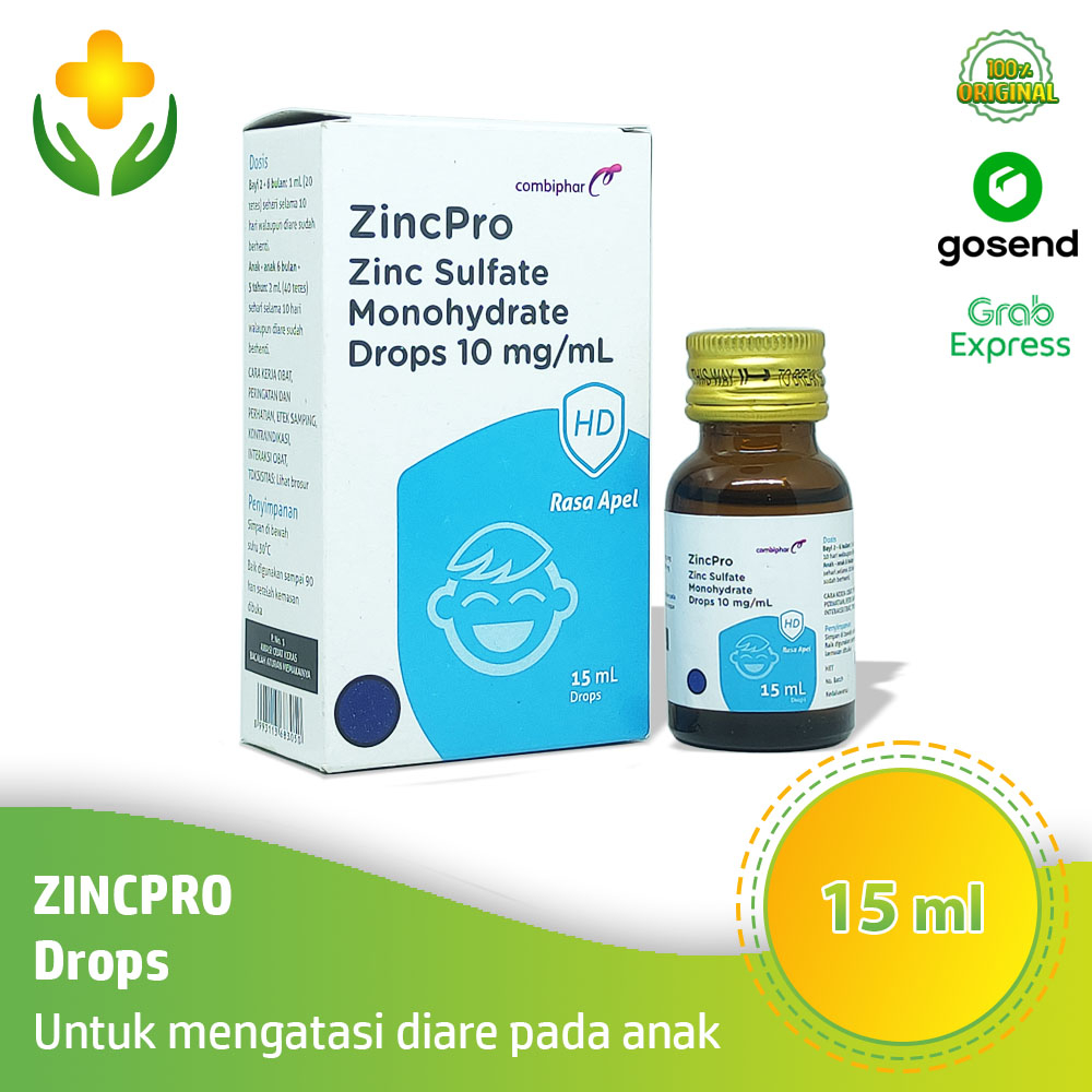 Zincpro Drops 15 ml Obat Diare Anak Diare  Balita Zincpro Drop