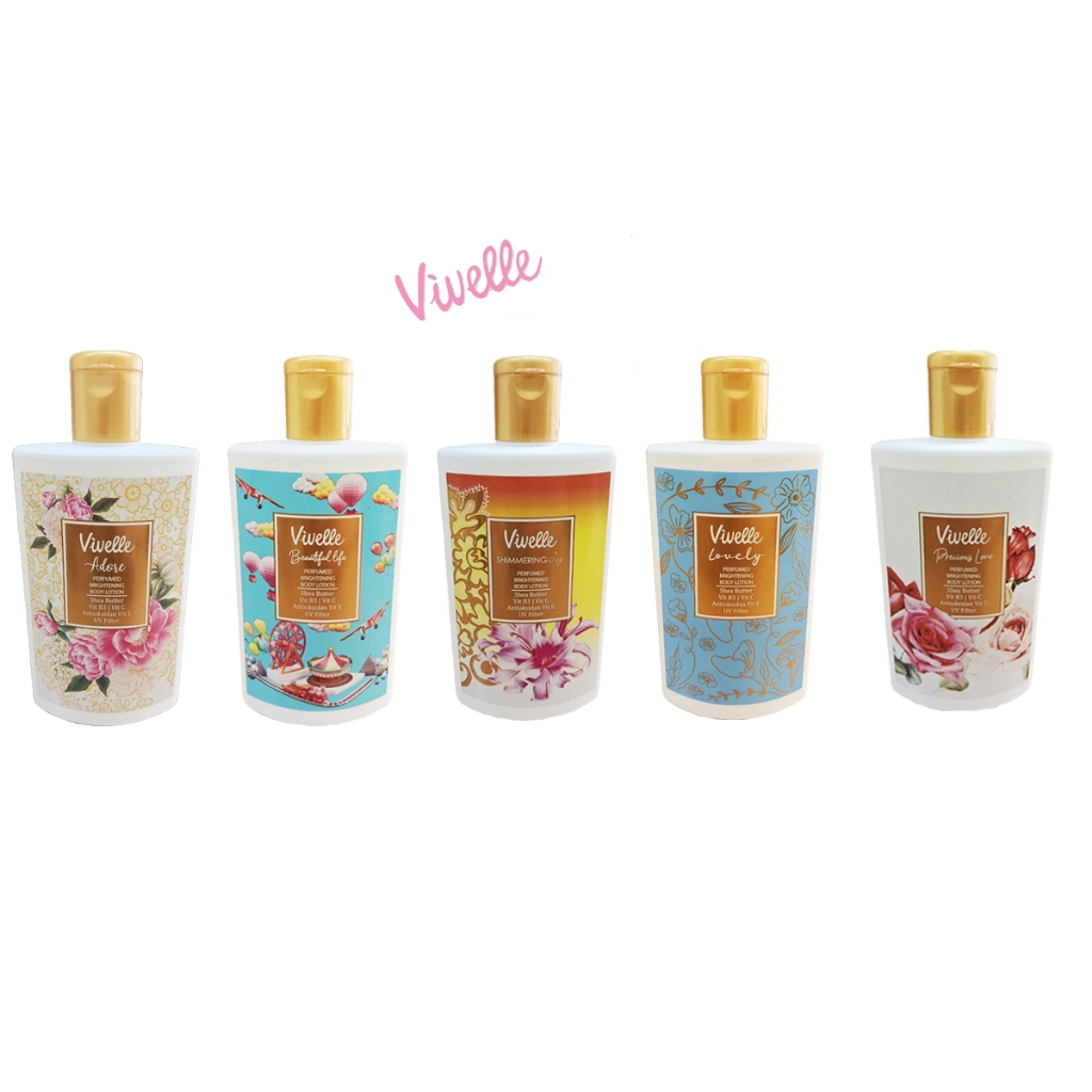 ❤️ MEMEY ❤️ VIVELLE Perfumed Brightening Body Lotion 250ml