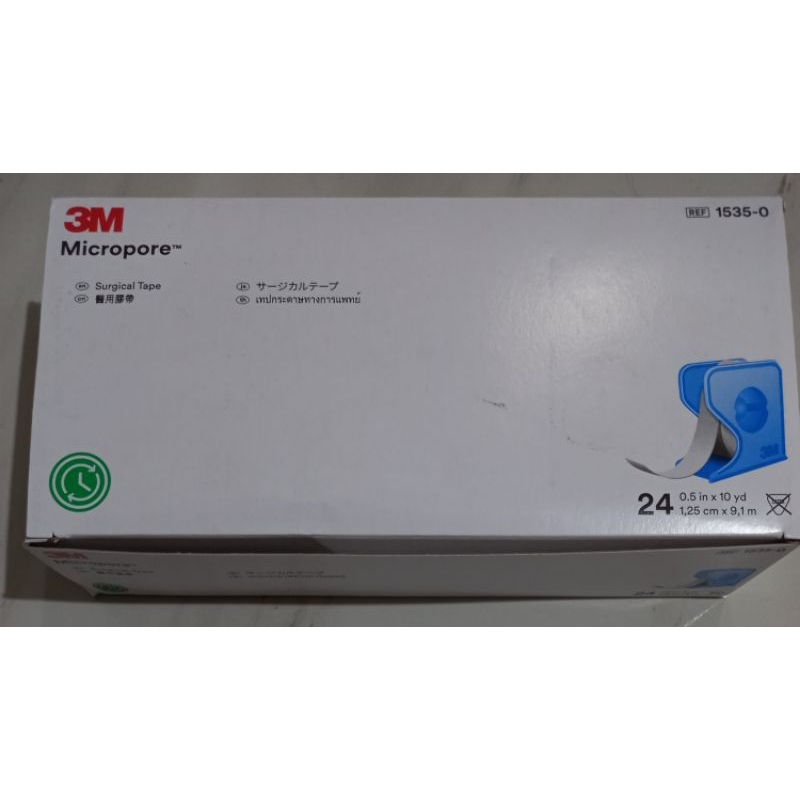 Micropore Plester 1/2" 3M / Plester Luka / Plester Operasi